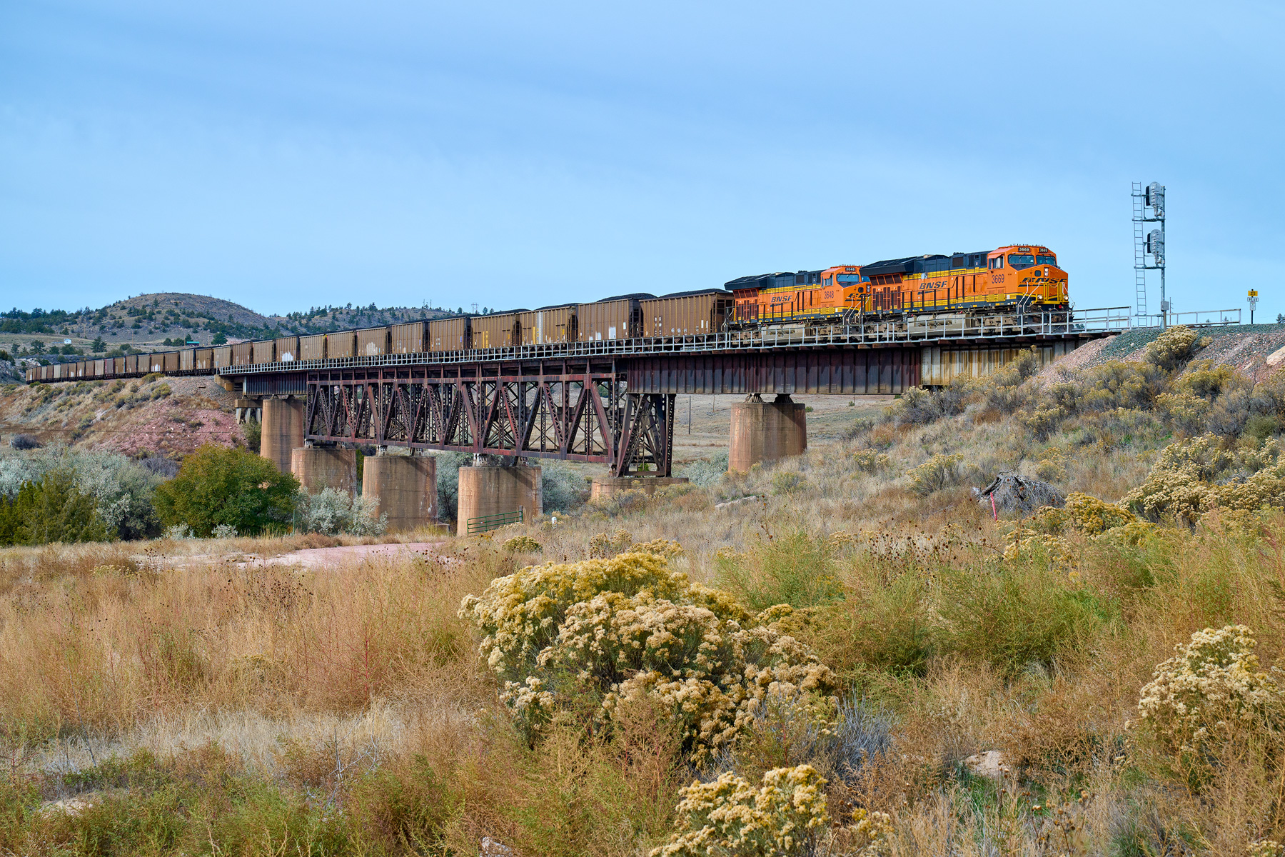 North Platte River Bridge, Guernsey, WY (BNSF Canyon Sub)