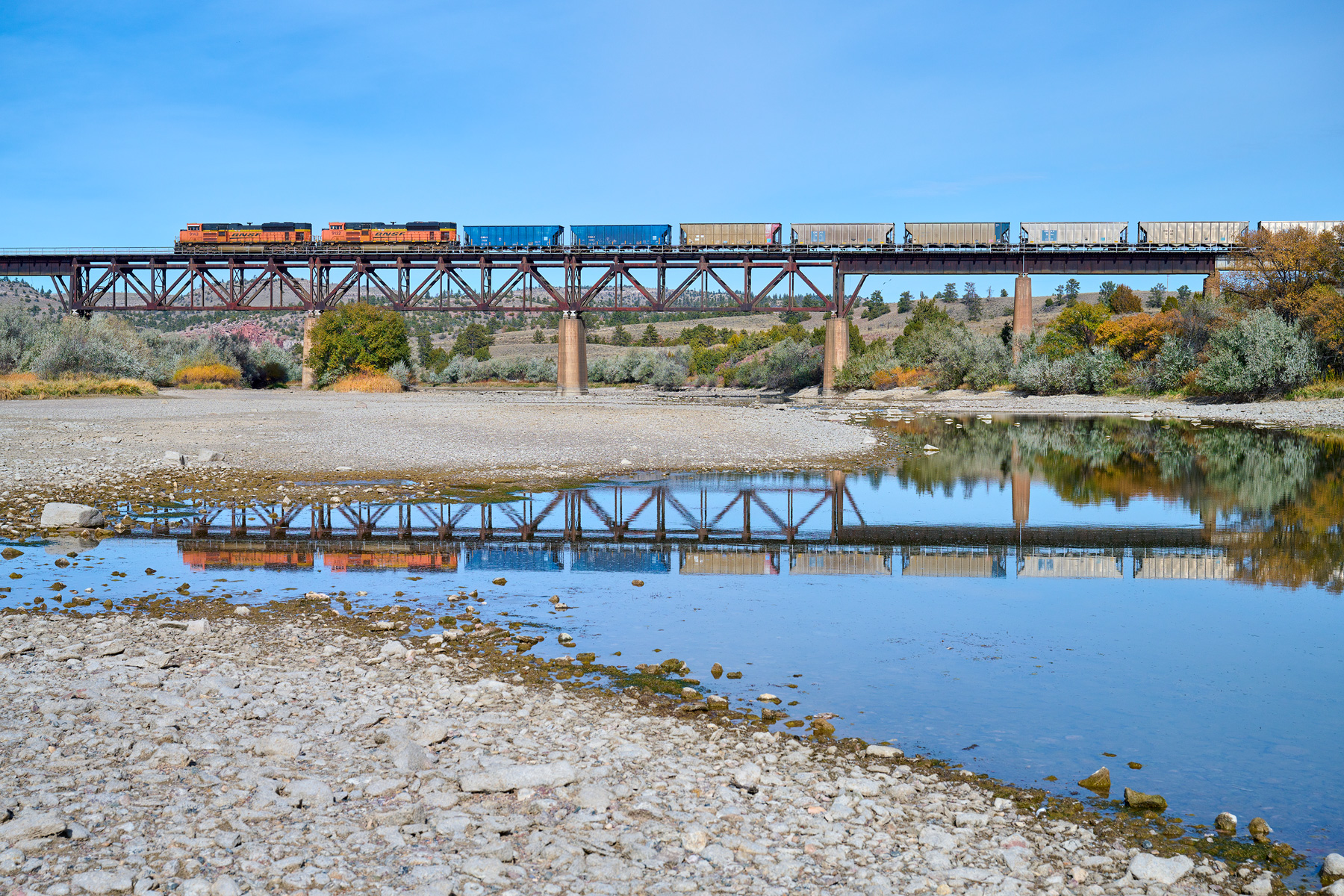 North Platte River Bridge, Guernsey, WY (BNSF Canyon Sub)