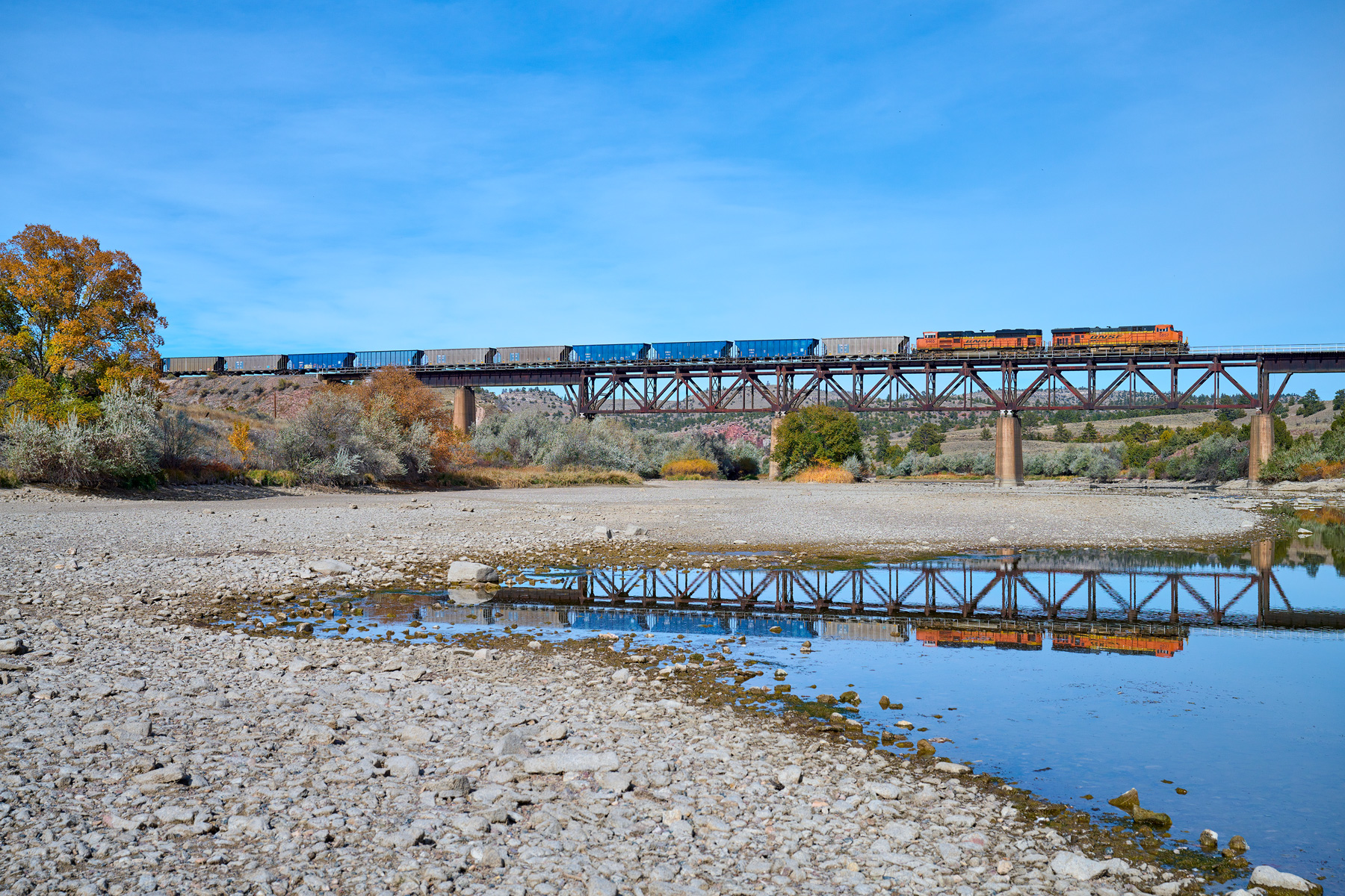 North Platte River Bridge, Guernsey, WY (BNSF Canyon Sub)