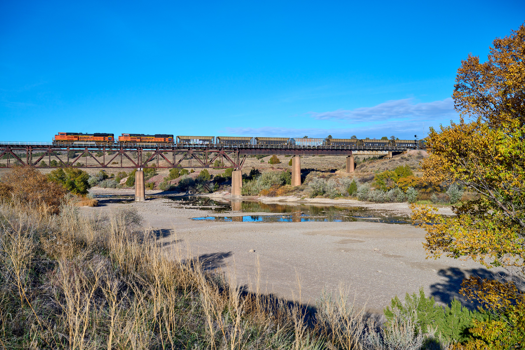 North Platte River Bridge, Guernsey, WY (BNSF Canyon Sub)